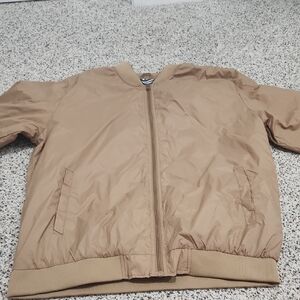 Tan Bomber Jacket